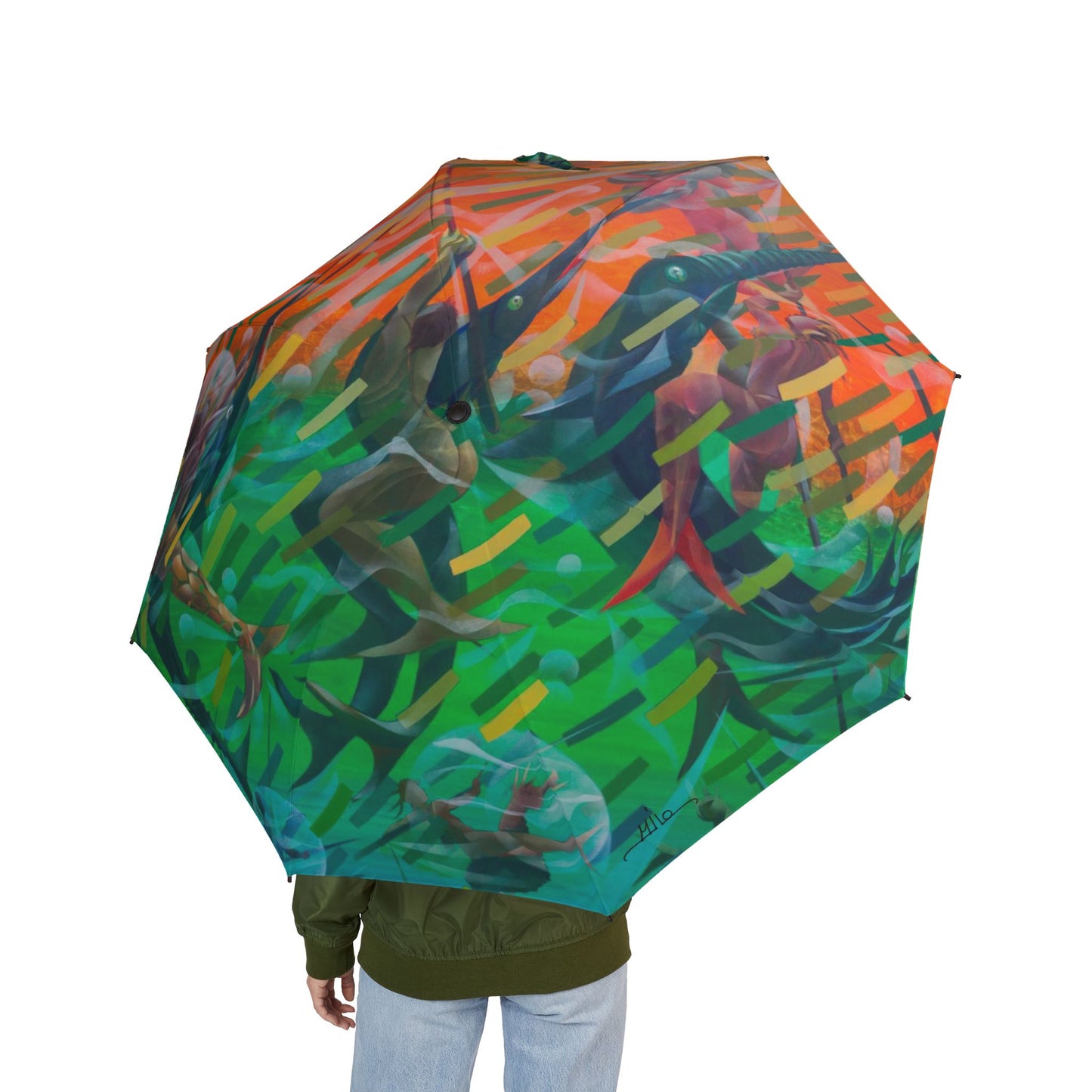 Semi-Automatic Foldable Umbrella